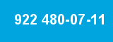 922 480-07-11